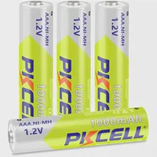 4-64 шт. Перезаряжаемые батарейки PKCELL AAA, NiMH 1000 мАч 1,2 В Перезаряжаемая батарея 3a