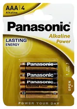 Батарейка щелочная Panasonic LR03 (AAA) Alkaline, 1.5V (4шт.)