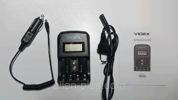 Зарядное устройство VIDEX VCH-ND400 (4xAA/4xAAA/Крона) Ni-MH/Ni-CD