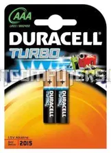 Батарейка щелочная DURACELL LR03 (AAA) TURBO, 1.5V, бл/2шт.