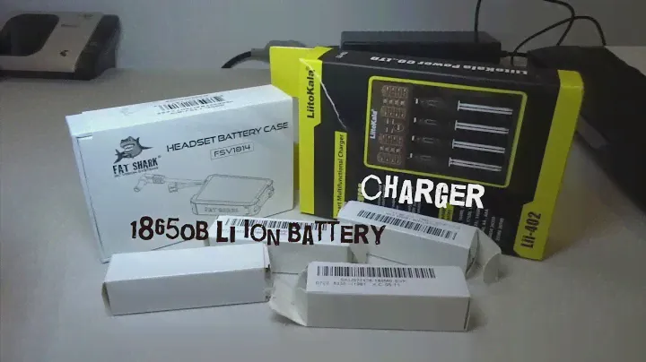 18650B Литий-ионный аккумулятор 3400 мАч и USB-зарядное устройство LiitoKala Lii — Fat Shark