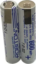 Аккумулятор ROBITON 600MHAAA-2-FT prof с лепестковыми выводами на 2.4 V
