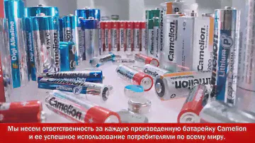 Батарейки Camelion (для торговых точек, E commerce и SMM)
