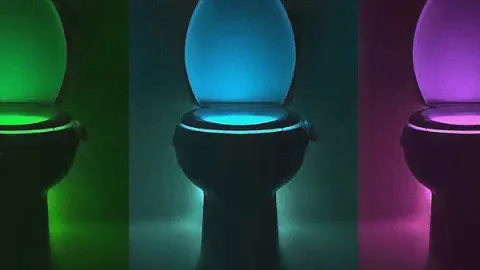Автономная led подсветка для унитаза Светодиодная подсветка для туалета с Датчиком движения