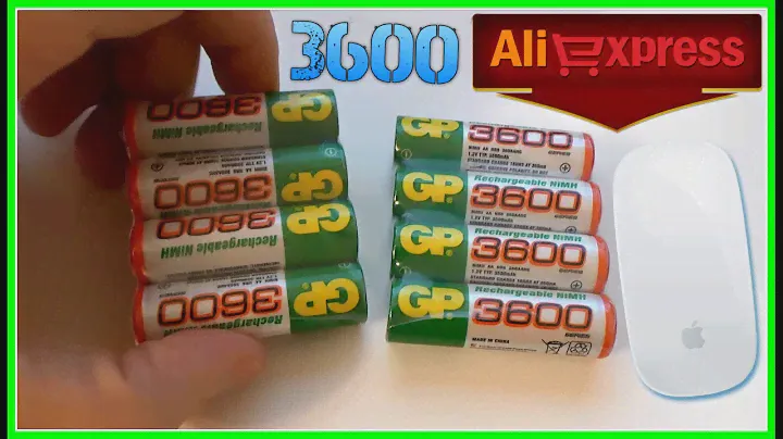 ПОСЫЛКА с Aliexpress  БАТАРЕЙКИ GP 3600 (1000 mAh) А. А. 1.2 В NI-MH Аккумуляторы Обзор и тест