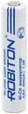 Аккумулятор AAA 1.2V 400 mAh, Ni-Cd, Robiton, плоский контакт