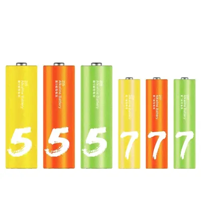 Батарейки Xiaomi ZMI Rainbow ZI5/ZI7 (AAA 12pcs/AA 12pcs)