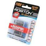 Аккумулятор AAA Ni-Mh 1100 мА·ч ROBITON 1100MHAAA-4/box BL4
