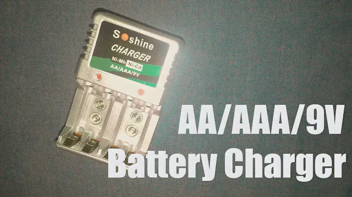 My New AA/AAA/9V Battery Charger