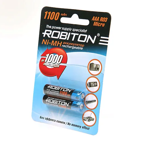 Аккумуляторы Robiton AAA 1100mah 2шт