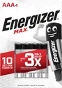 Батарейки Energizer Max + Power Seal AAA 4шт