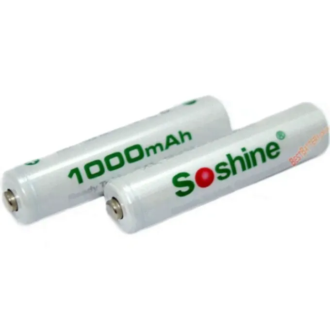 Аккумулятор SOSHINE RTU AAA NI-MH 1.2V 1000mAh 15086-2