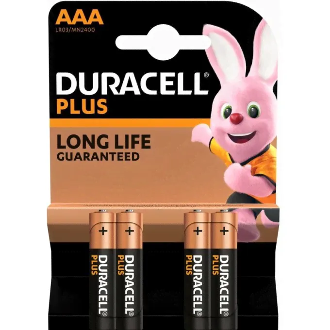 Duracell PLUS AAA (4шт) 100044308790