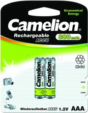 Аккумулятор AAA/R03 Ni-Cd 300мА.ч BL-2 металлик (блист.2шт) Camelion 3144