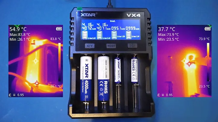 Review of an XTAR VX4 Multi-Chemistry Battery Charger and Testing of High Discharge Rate Batteries