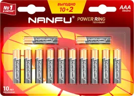 Батарейка Nanfu AAA LR03 1.5B 12шт