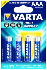 Батарейка VARTA HIGH ENERGY LR03 AAA 4903 BL4, упаковка 4 шт.
