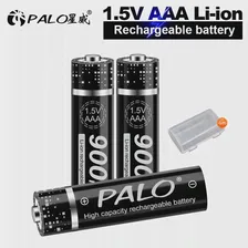 PALO 1,5 В литиевая AAA Аккумуляторная Батарея 900 МВтч 1,5 В AAA литий-ионная Аккумуляторная батарея для светодиодной игрушки mp3