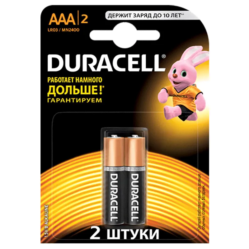 Батарейки DURACELL MN2400 AAA (2шт.)