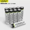 LiitoKala оригинальный AAA 900 мАч NiMH аккумулятор 1 2 в перезаряжаемая батарея для