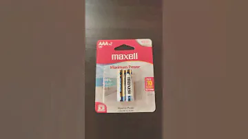 Baterías AAA (Maxell)