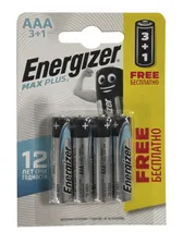 Батарейки AAA LR03 4 шт ENERGIZER MAX PLUS E301321801
