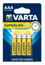 Элемент питания (батарейка) Varta 2003.101.414 SuperLife R03/AAA 286 BL4 в2003101414