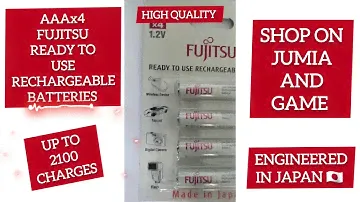 Fujitsu AAA4 Rechargeable Batteries