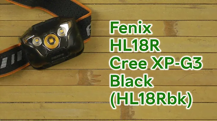 Розпаковка Fenix HL18R Cree XP-G3 Black (HL18Rbk)