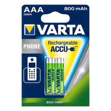 аккумулятор AAA 1,2V 800mAh Ni-MH Varta-0