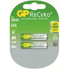 Аккумулятор GP ReCyko+ (AAA, 800mAh, 2 шт.)