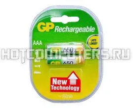 Аккумуляторная батарея типа GP R03 (AAA) Ni-MH 650mAh (2шт.)