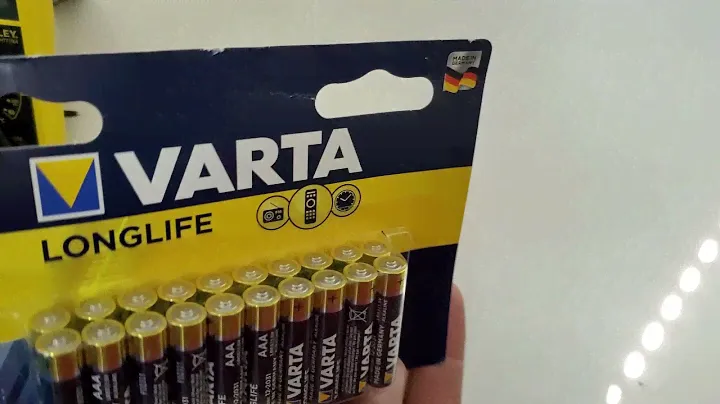 Распаковка набора Батареек Varta Long Life 20 AAA (04103101420) из Rozetka