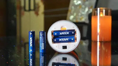 XTAR 4150mWh 1.5V AA battery - your perfect partner for all your electronic candle needs! 🔥✨#xtar