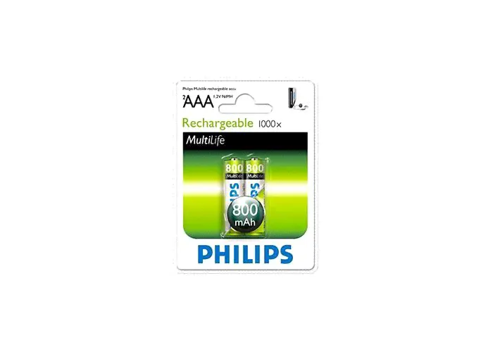 Аккумуляторы Philips AAA 800mAh-0