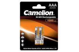 Аккумулятор 1.2В Camelion AAA-1000mAh Ni-Mh BL-2, 2 шт