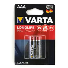 Батарейка щелочная VARTA LR03 (AAA) LongLife Max Power (2 шт.)