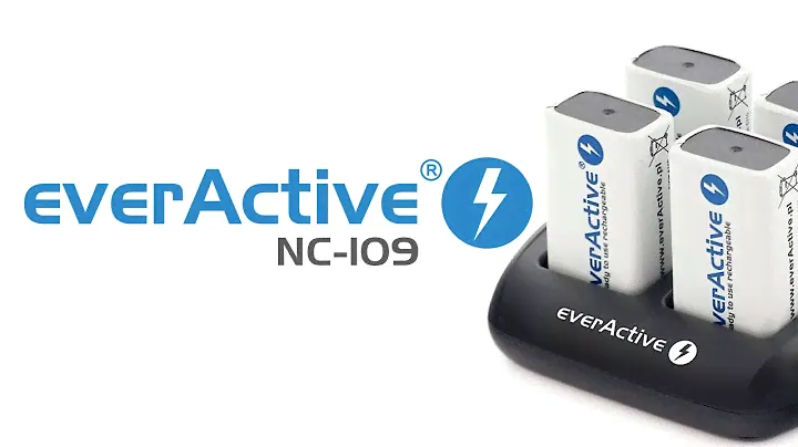 Prezentacja ładowarki akumulatorków Ni-MH w rozmiarze baterii 9V everActive NC-109