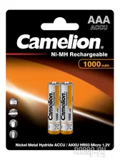 Аккумулятор AAA - Camelion 1.2V 1000mAh Ni-Mh BL-2 NH-AAA1000BP2 (2 штуки) 6182