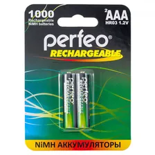 Аккумуляторы Perfeo AAA HR03 1000 mAh 2/BL