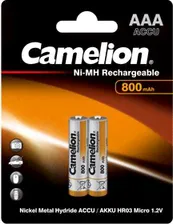 Camelion AAA- 800mAh Ni-Mh BL-2 (NH-AAA800BP2, аккумулятор,1.2В)