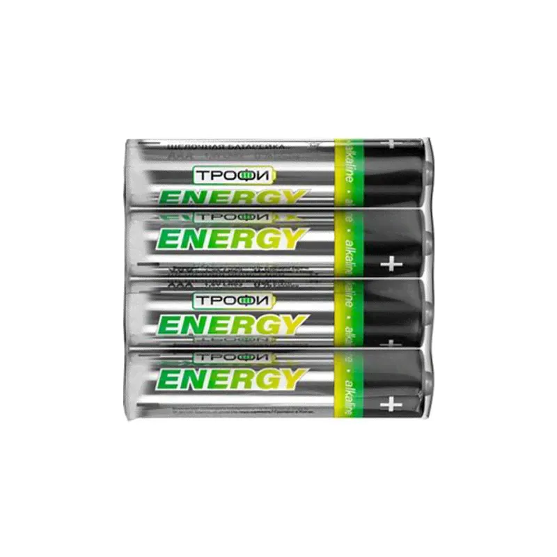 Батарейка Трофи ENERGY AAA щелочная (4шт.)-0