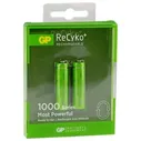 Аккумулятор GP ReCyko+ AAA, 1.2 В, 1000 мАч, NiMH BL2, предзаряженный