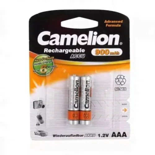 Camelion AAA- 900mAh Ni-Mh BL-2 (NH-AAA 900 BP2, аккумулятор,1.2В)