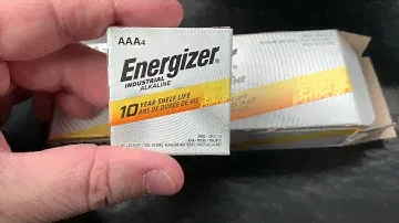 AAA Energizer industrial alkaline batteries