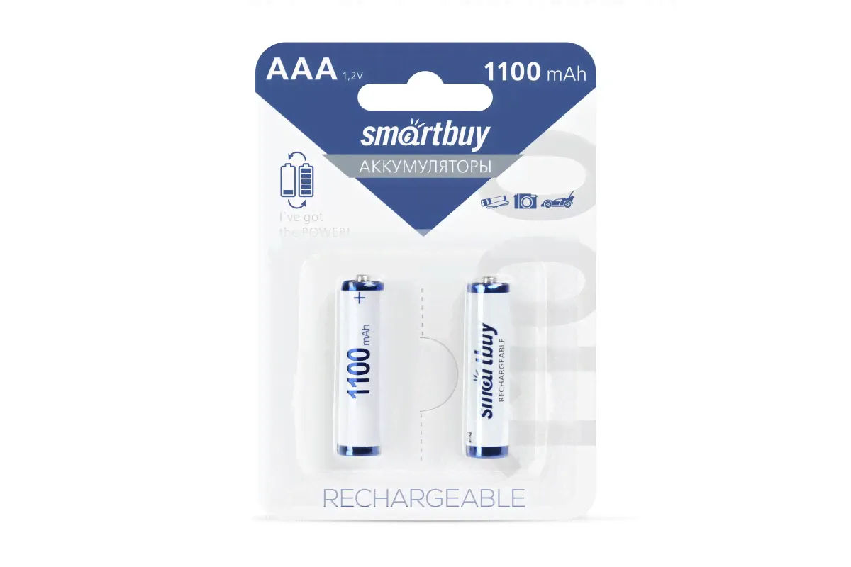 Аккумуляторная батарея SmartBuy AAA 1100mAh