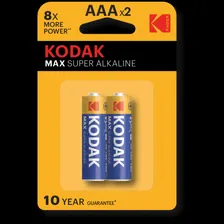 Батарейки Kodak LR03-2BL MAX SUPER (AAA) basic - 2 штуки