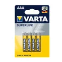 Батарейка AAA LR03 SuperLife, 4 шт. Varta R03 AAA BL4 Heavy Duty