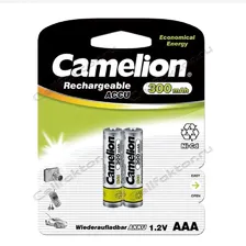 Аккумулятор Camelion AAA Ni-Cd 300mAh BL-2