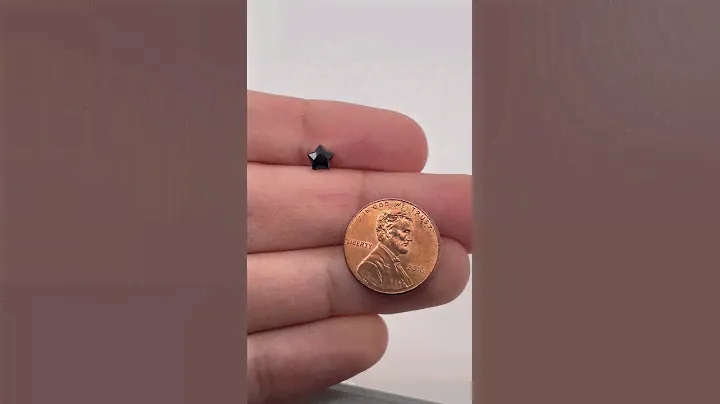 msx5224 - Natural Loose 5 Sided Star Shape AAA Quality Black Onyx Available in 5MM